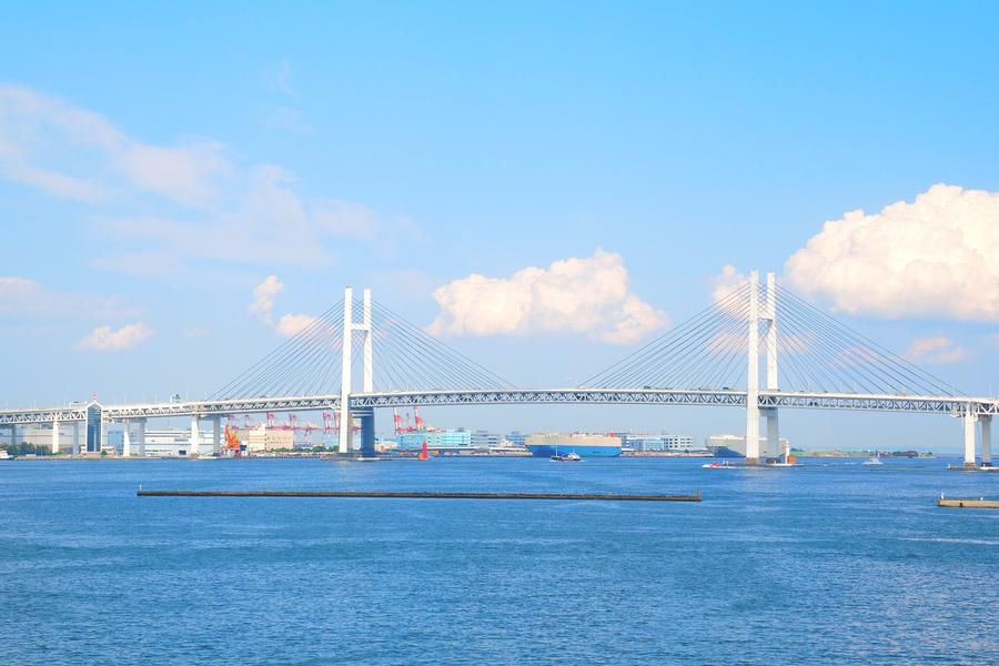 カバー写真（ベイブリッジ）